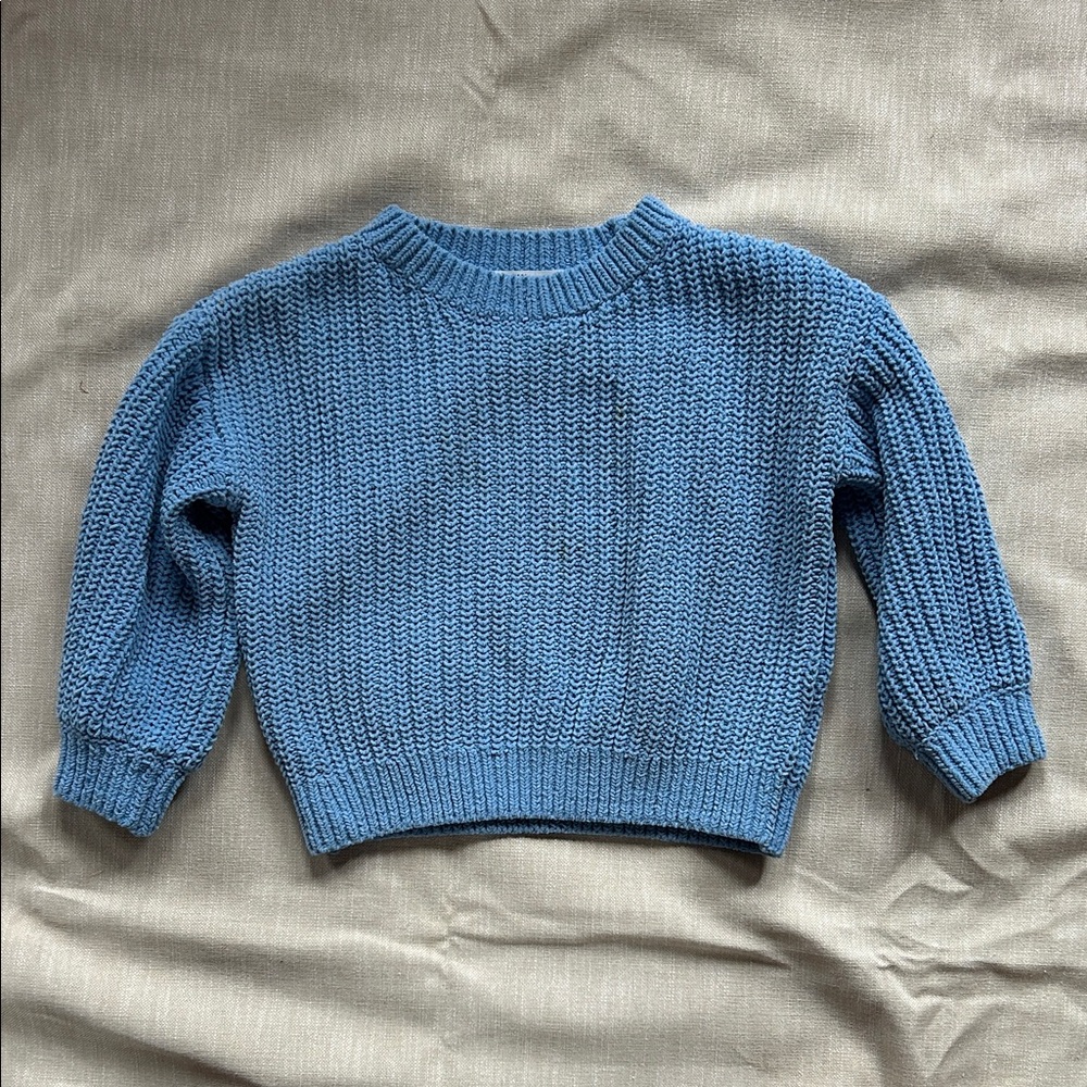 Kids H&M Blue Knit Women's Sweater